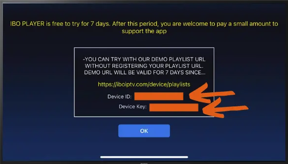 Wat is de Device Key IBO Player?